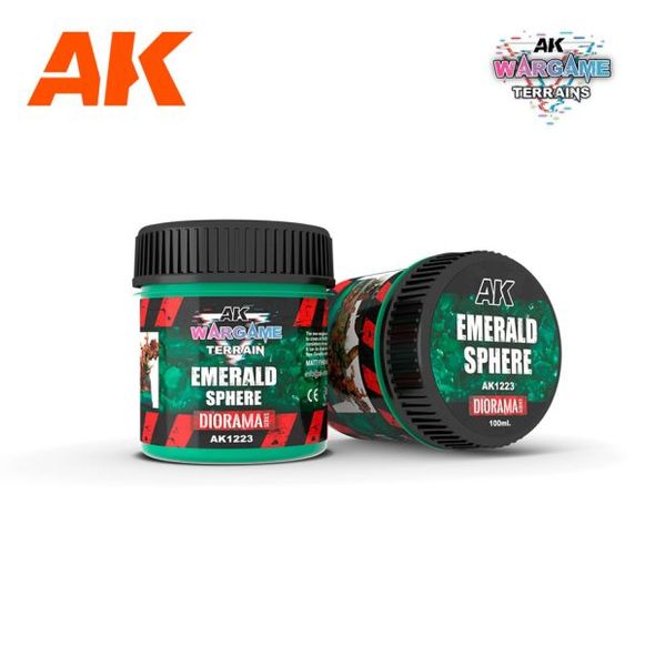 Фарба EMERALD SPHERE – WARGAME TERRAINS – 100ML AK1223 фото