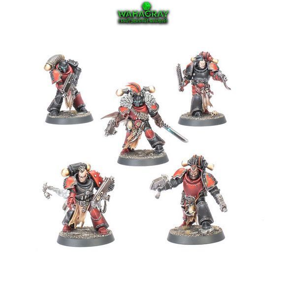 Набір мініатюр CHAOS SPACE MARINES - RED CORSAIRS RAIDERS
