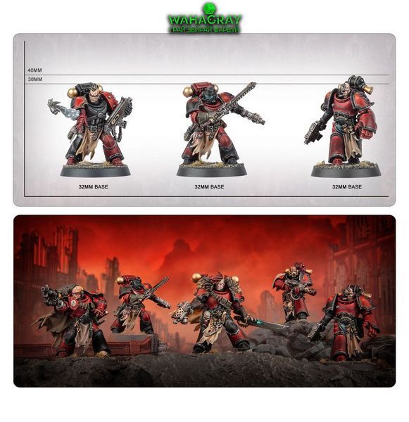 Набір мініатюр CHAOS SPACE MARINES - RED CORSAIRS RAIDERS