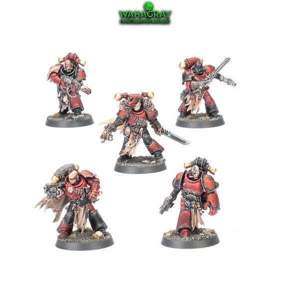 Набір мініатюр CHAOS SPACE MARINES - RED CORSAIRS RAIDERS