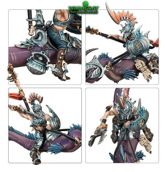 Набір мініатюр SPEARHEAD - IDONETH DEEPKIN - AKHELIAN TIDE GUARD