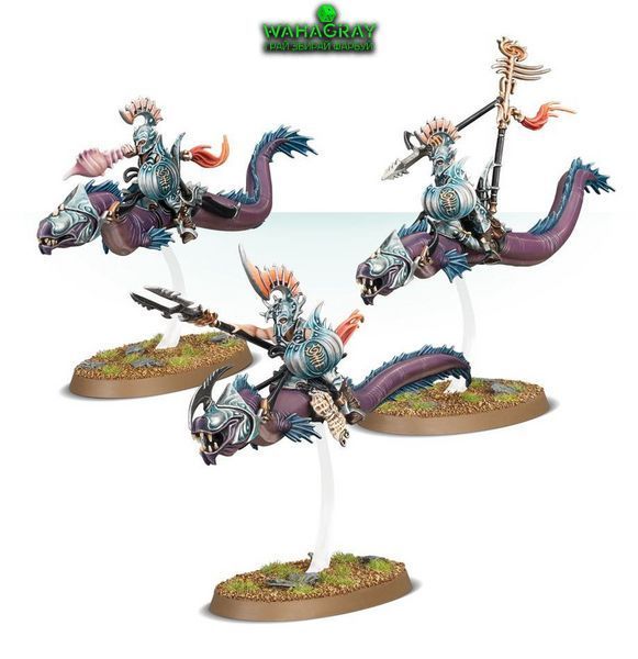 Набір мініатюр SPEARHEAD - IDONETH DEEPKIN - AKHELIAN TIDE GUARD