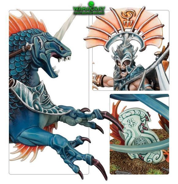 Набір мініатюр SPEARHEAD - IDONETH DEEPKIN - AKHELIAN TIDE GUARD