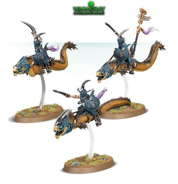 Набір мініатюр SPEARHEAD - IDONETH DEEPKIN - AKHELIAN TIDE GUARD