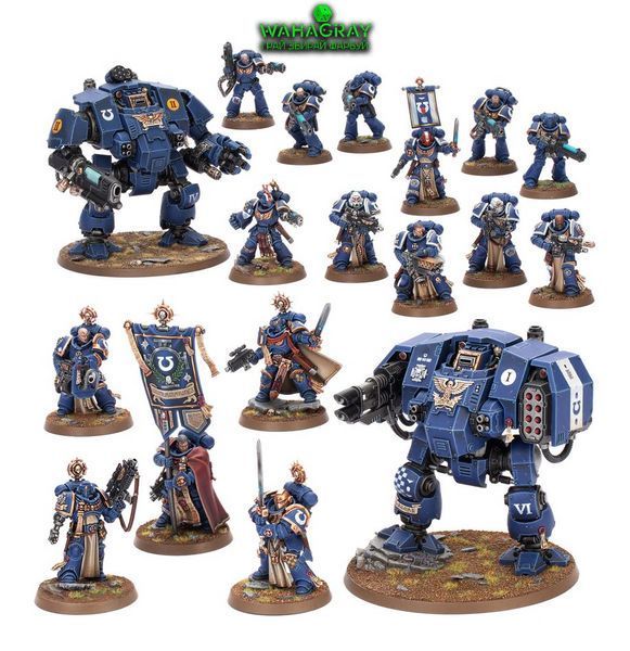 Набор миниатюр SPACE MARINES - IRON HALO STRIKE FORCE