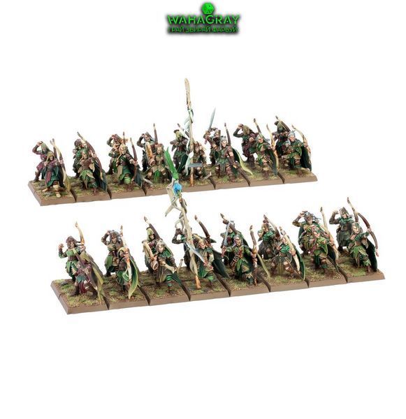 Набор миниатюр BATTALION - WOOD ELF REALMS