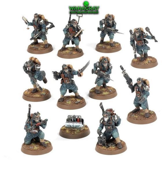 Набір мініатюр KILL TEAM - VETERAN GUARDSMEN