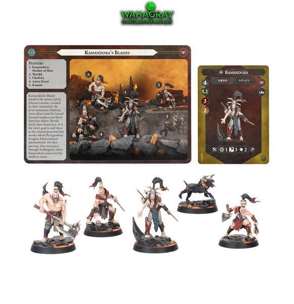 Набір мініатюр WARHAMMER UNDERWORLDS - KAMANDORA'S BLADES
