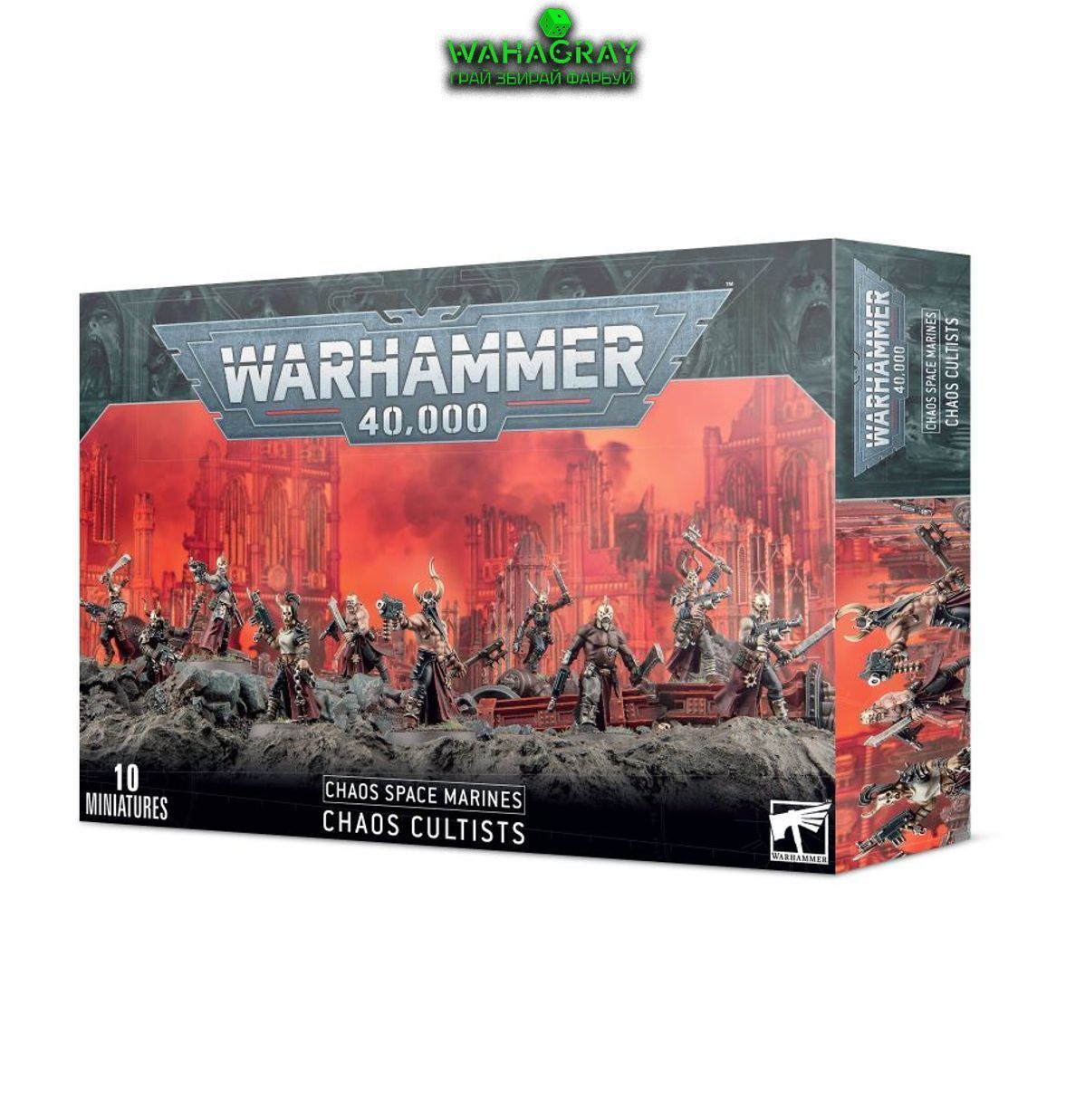 Набор миниатюр WARHAMMER 40000: CHAOS SPACE MARINES - CHAOS