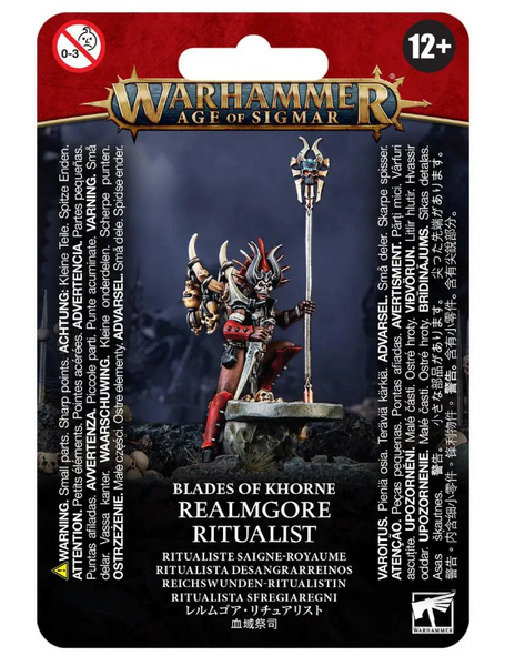 Миниатюра BLADES OF KHORNE: REALMGORE RITUALIST 99070201031 фото