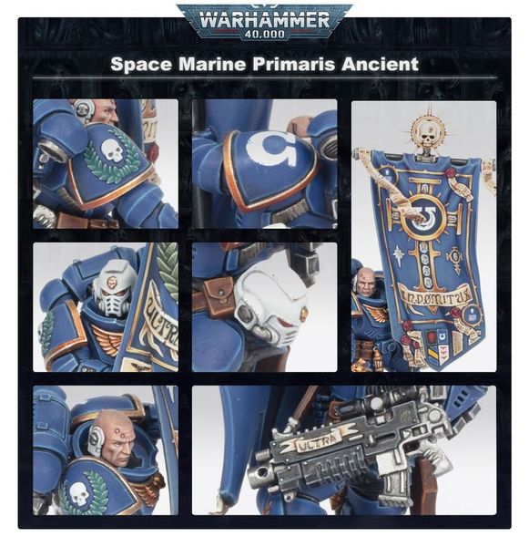 Мініатюра SPACE MARINES - PRIMARIS ANCIENT 99070101076 фото