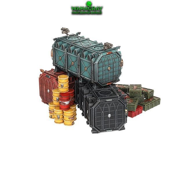 Терейн BATTLEZONE MANUFACTORUM - MUNITORUM ARMOURED CONTAINERS