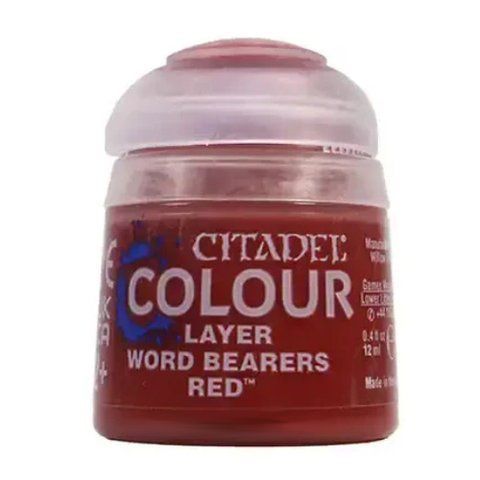 Краска LAYER - WORD BEARERS RED 12ML