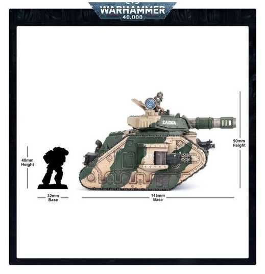 Миниатюра WARHAMMER 40000: ASTRA MILITARUM - LEMAN RUSS BATTLE