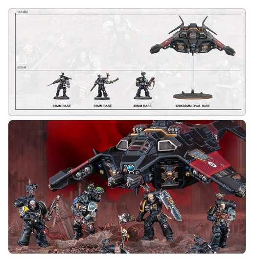Набор миниатюр WARHAMMER 40000: ARMAGEDDON BATTALION - DEATHWATCH