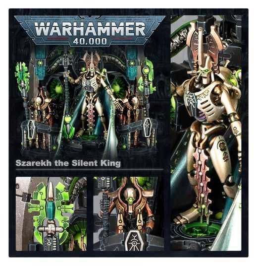 Миниатюра WARHAMMER 40000: NECRONS - SZAREKH THE SILENT KING