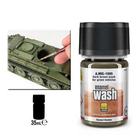 Смывка Dark Brown WASH for Green Vehicles