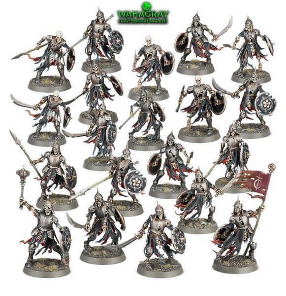 Набір мініатюр SOULBLIGHT GRAVELORDS - DEATHRATTLE SKELETONS_st