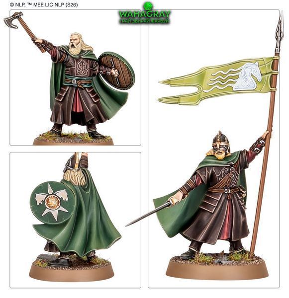 Набір мініатюр MIDDLE-EARTH SBG - WARRIORS OF ROHAN COMMANDERS