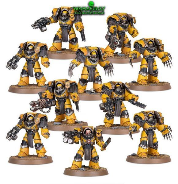 Набір мініатюр LEGIONES ASTARTES - CATAPHRACTII TERMINATOR SQUAD