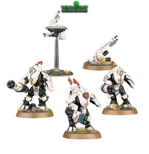 Набор миниатюр T*AU EMPIRE - STEALTH BATTLESUITS