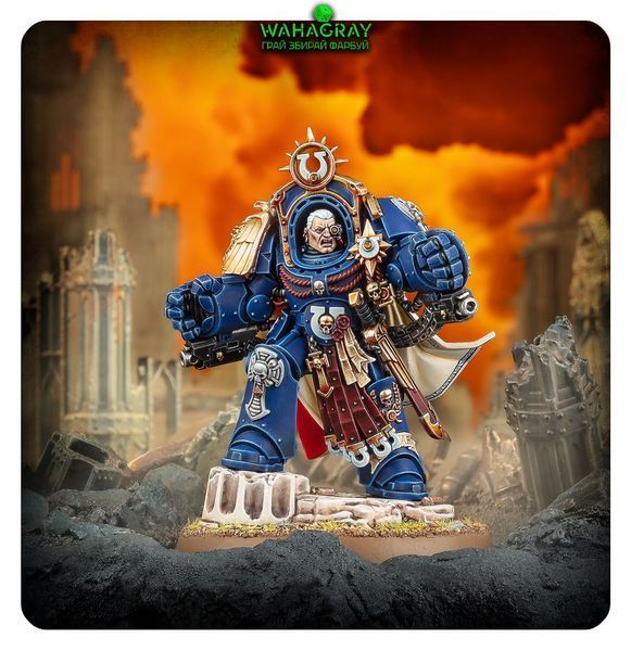 Мініатюра ULTRAMARINES - MARNEUS CALGAR IN ARMOUR OF ANTILOCHUS