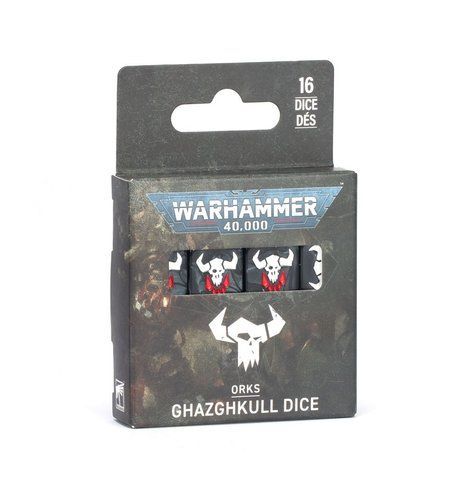 Кубы ORKS - GHAZGHKULL DICE