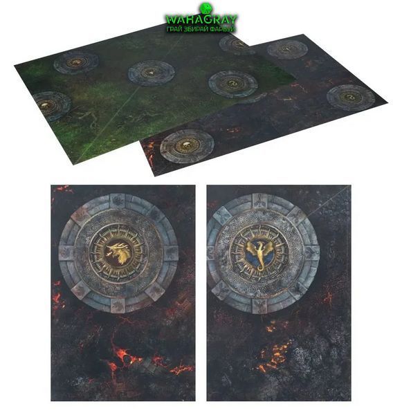 Терейн SPEARHEAD - FIRE AND JADE GAMING PACK (ENGLISH)