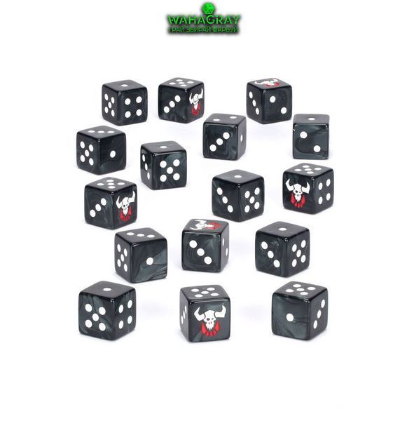 Кубы ORKS - GHAZGHKULL DICE