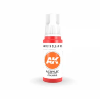 Фарба CLEAR RED STANDARD - ПРОЗОРНИЙ ЧЕРВОНИЙ / INK АК-інтерактив AK11213