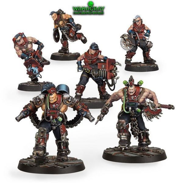 Набір мініатюр NECROMUNDA - GOLIATH STIMMERS AND FORGE-BORN