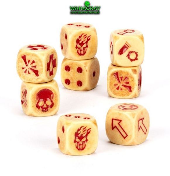 Кубы NECROMUNDA - CAWDOR GANG ASH WASTES DICE SET