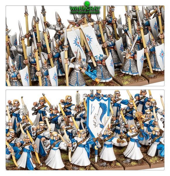 Набір мініатюр HIGH ELF REALMS - BATTALION