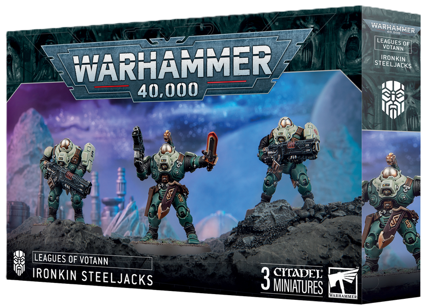 Warhammer 40K - Ligues De Votan : Ironkin Steeljacks - Kit De 3 Miniatures En Plastique à Assembler