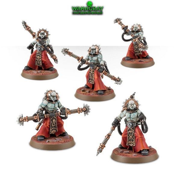 Набор миниатюр ADEPTUS MECHANICUS - ELECTRO-PRIESTS