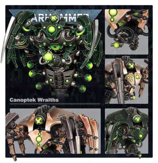 Набор миниатюр WARHAMMER 40000: NECRONS - CANOPTEK WRAITHS