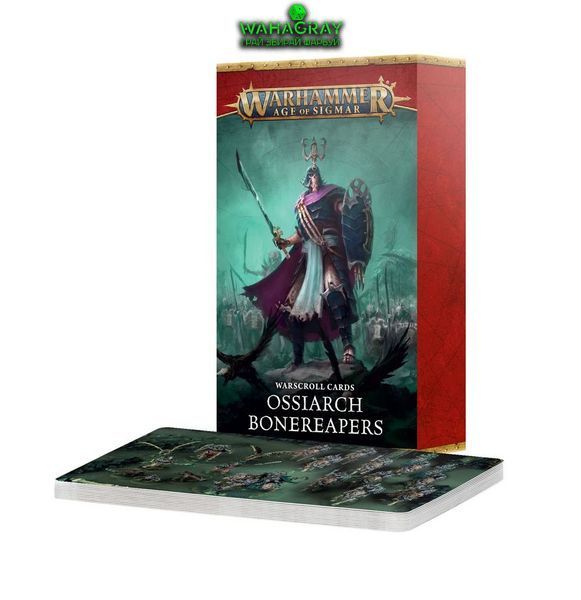 Карты WARSCROLL CARDS - OSSIARCH BONEREAPERS ENG