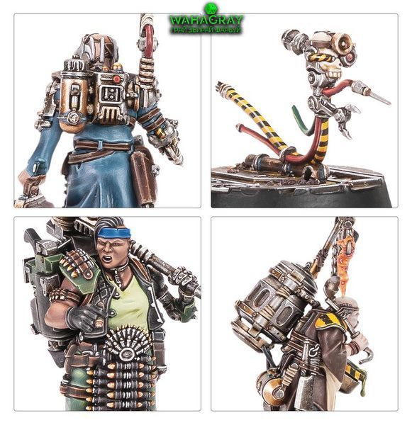 Набор миниатюр NECROMUNDA - UNDERHIVE HANGERS-ON