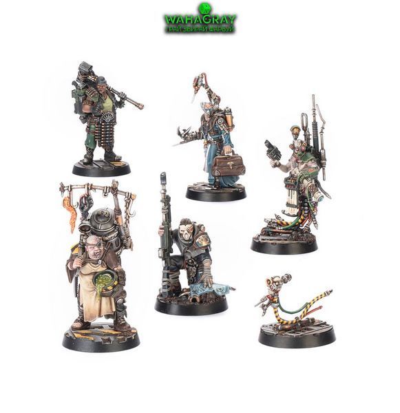 Набор миниатюр NECROMUNDA - UNDERHIVE HANGERS-ON