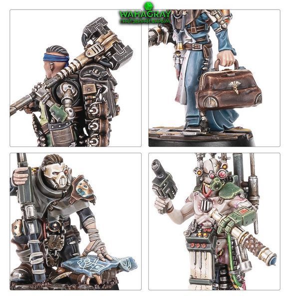 Набор миниатюр NECROMUNDA - UNDERHIVE HANGERS-ON