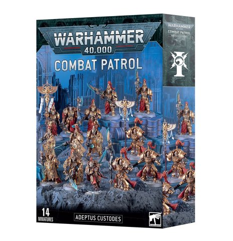 Комплект миниатюр Warhammer 40000 COMBAT PATROL: ADEPTUS CUSTODES 99120108094 фото