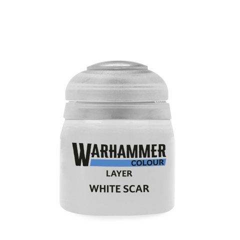 Краска LAYER - WHITE SCAR 12ML ROW X6