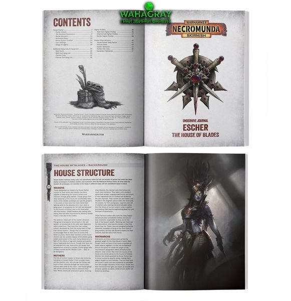 Предзаказ Альманах UNDERHIVE JOURNAL - ESCHER: HOUSE OF BLADES