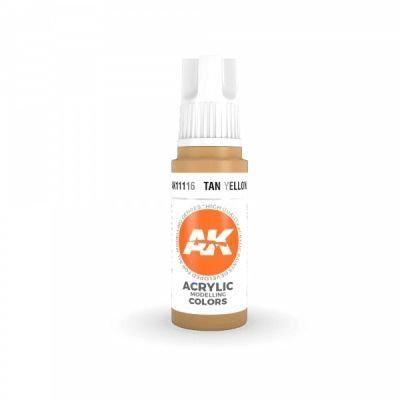 Фарба TAN YELLOW &ndash; STANDARD / ЖОВТО-КОРИЧНЕВИЙ АК-інтерактив AK11116
