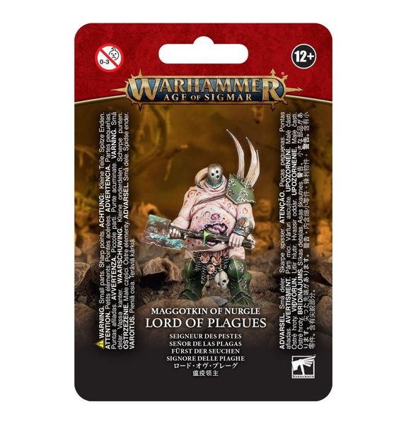 Миниатюра MAGGOTKIN OF NURGLE - LORD OF PLAGUES 99070201028 фото