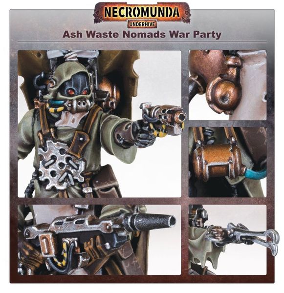 Набор миниатюр NECROMUNDA - ASH WASTES NOMADS WAR PARTY 99120599035 фото