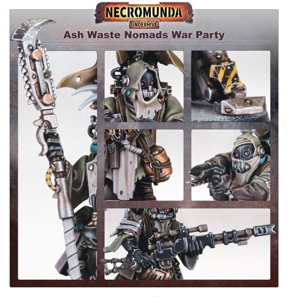 Набор миниатюр NECROMUNDA - ASH WASTES NOMADS WAR PARTY 99120599035 фото