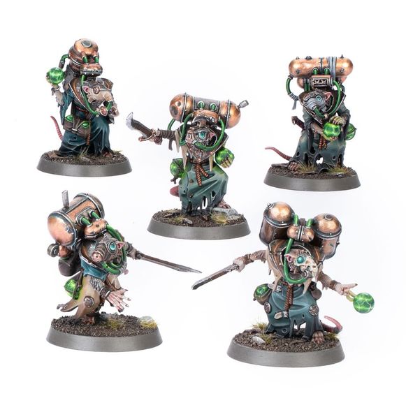 Набор миниатюр SKAVEN: ACOLYTE GLOBADIERS 99120206046 фото