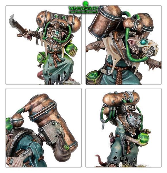 Набір мініатюр SKAVEN - ACOLYTE GLOBADIERS
