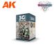 Набор красок WARGAME COLOR SET КОСТИ И СКЕЛЕТЫ - AK AK1069 фото 1